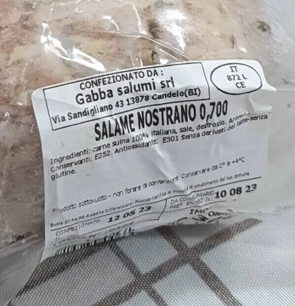 Salame nostrano