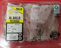 Pollo al ajillo pechuga