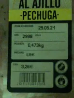 al ajillo pechuga
