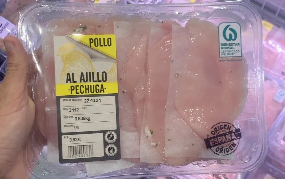 Pechuga al ajillo