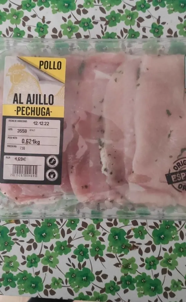 Pechuga al ajillo