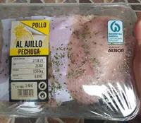 Pechuga de Pollo Adobada al Ajillo
