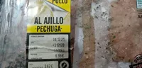Pechuga de pollo al ajillo