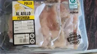 Pechuga pollo al ajillo
