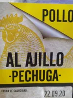 Pechuga de pollo al ajillo