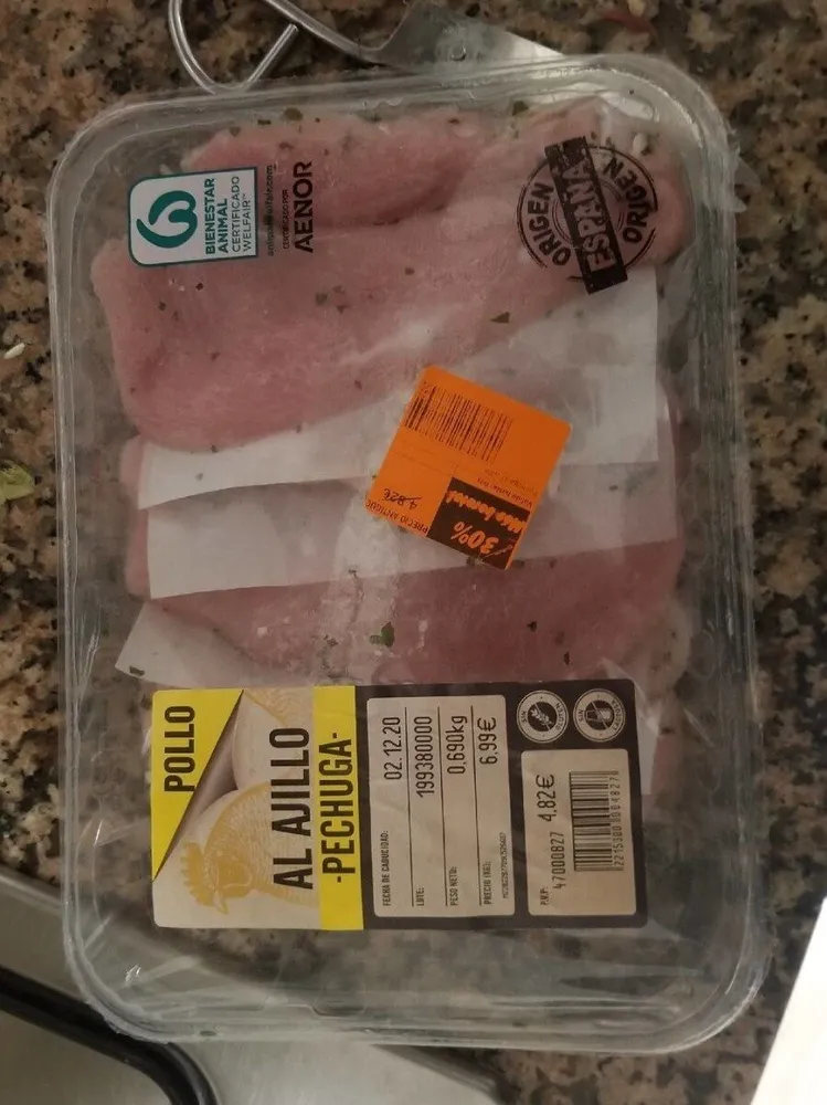 Pollo al Ajillo ~ Pechuga
