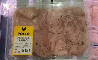 Pechuga de pollo al ajillo