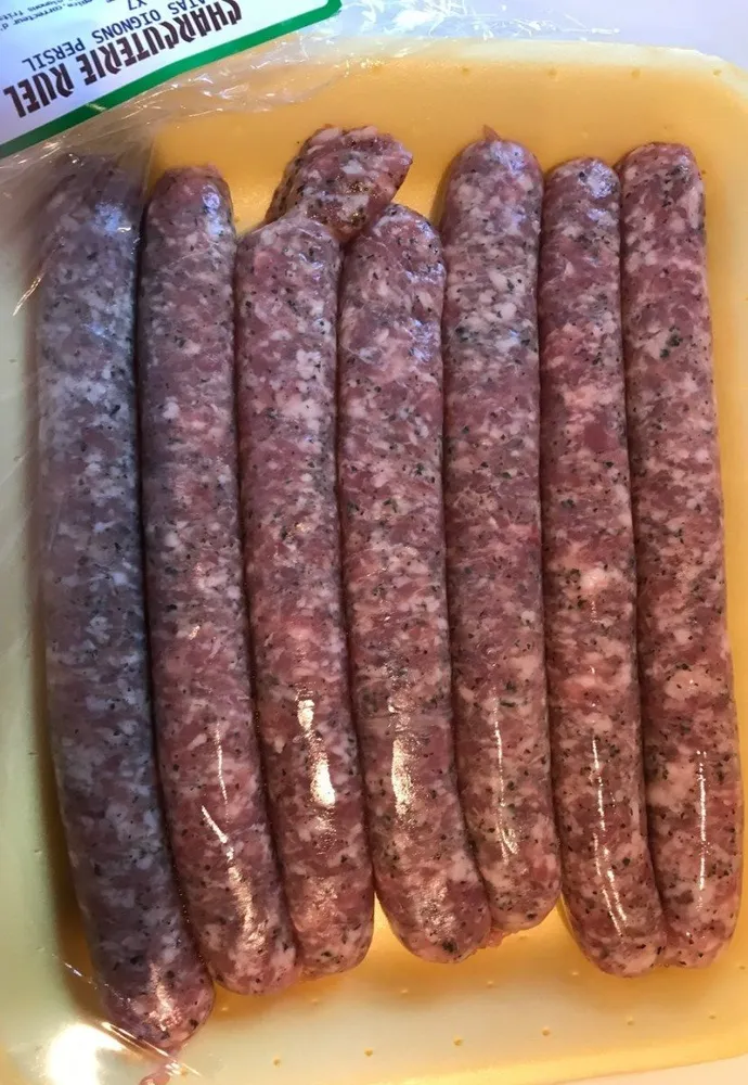Chipolatas oignons persil