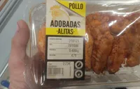 Pollo alitas adobadas