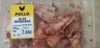 Alitas de pollo adobadas