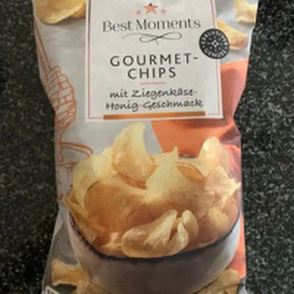 Gourmet-Chips mit Ziegenkäse-Honig-Geschmack