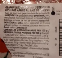 Geaffineerde kaas van geitenmelk