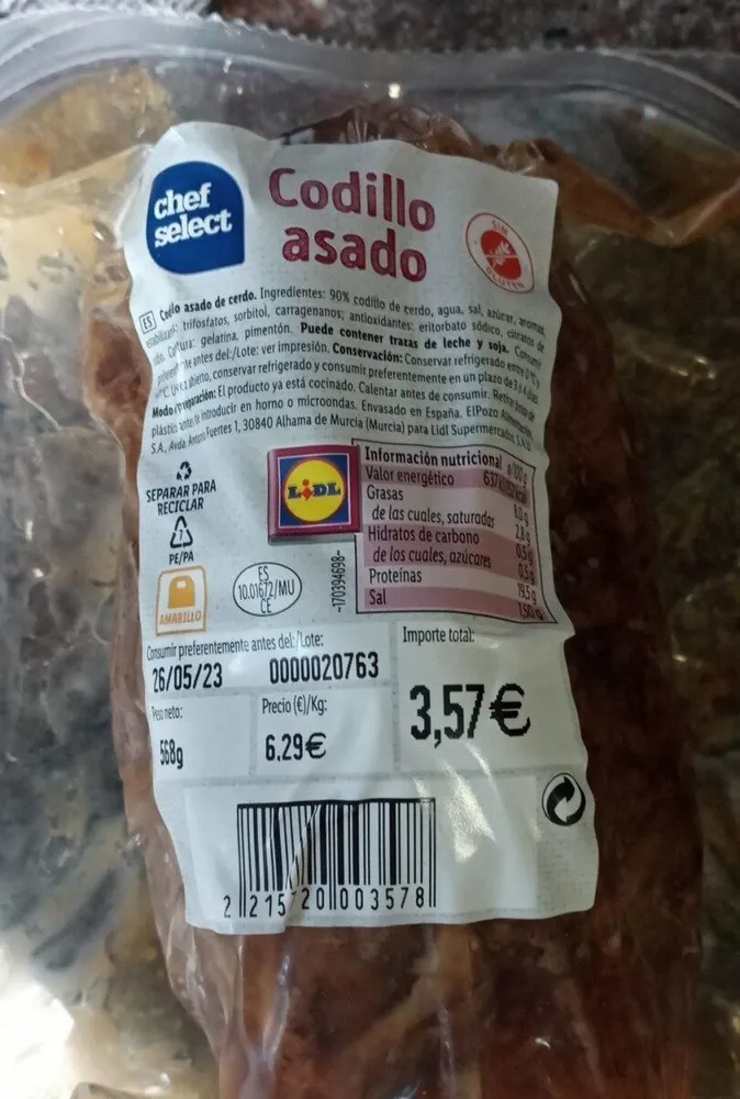 Codillo asado