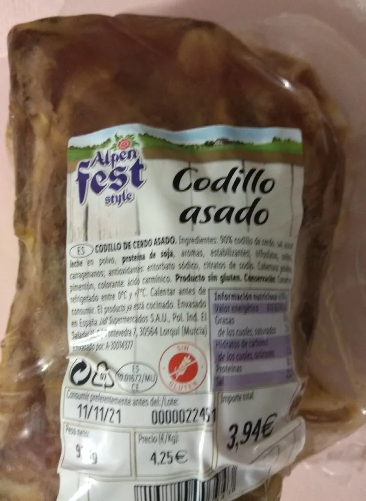 CODILLO ASADO