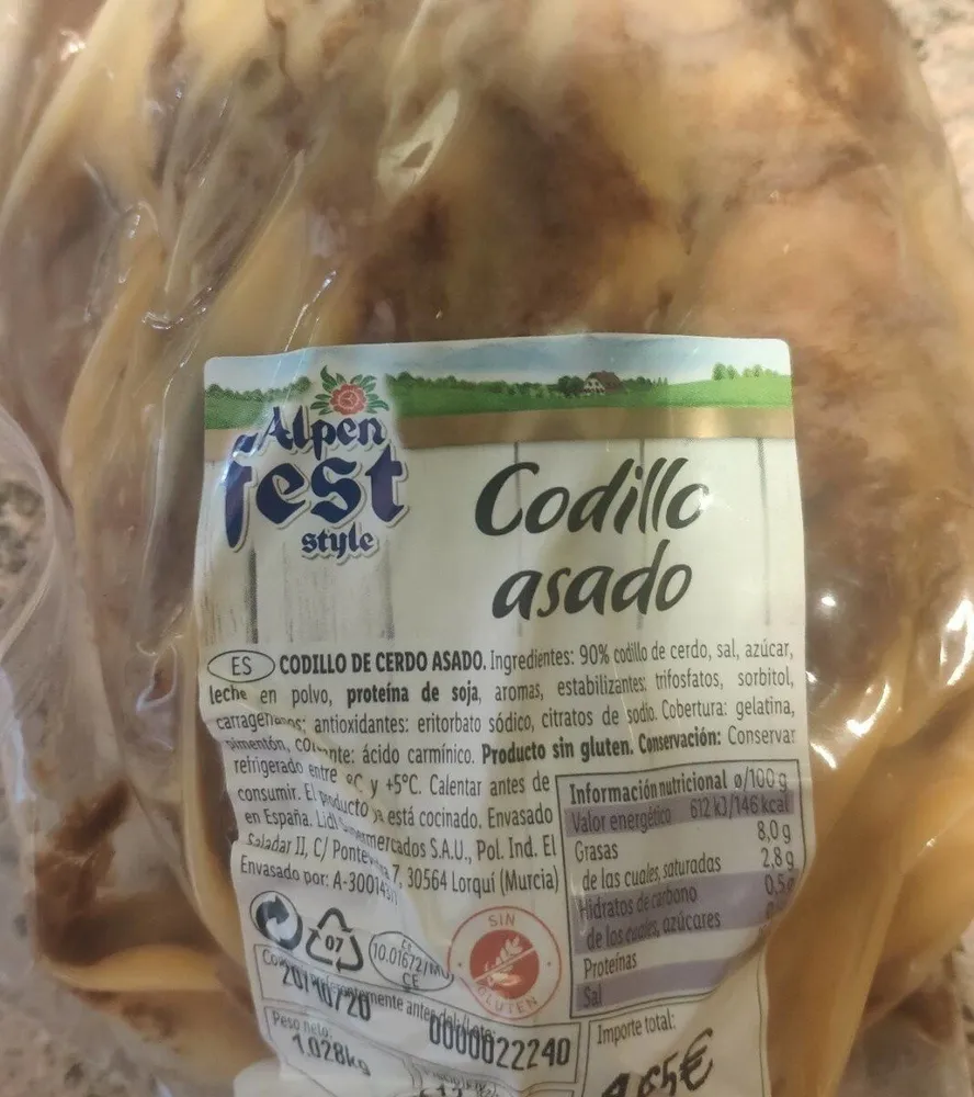 Codillo asado