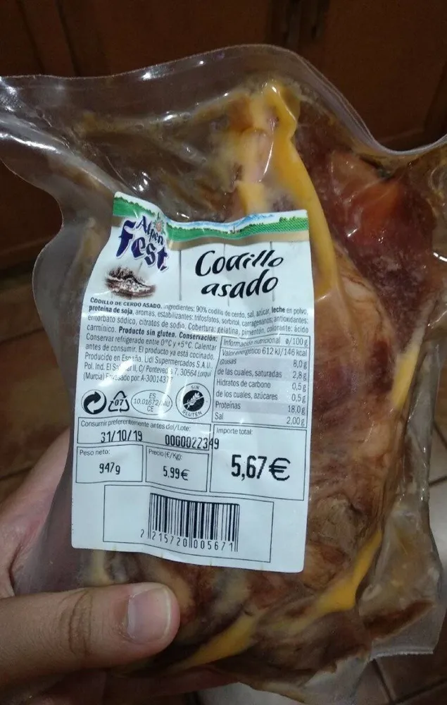 Codillo asado