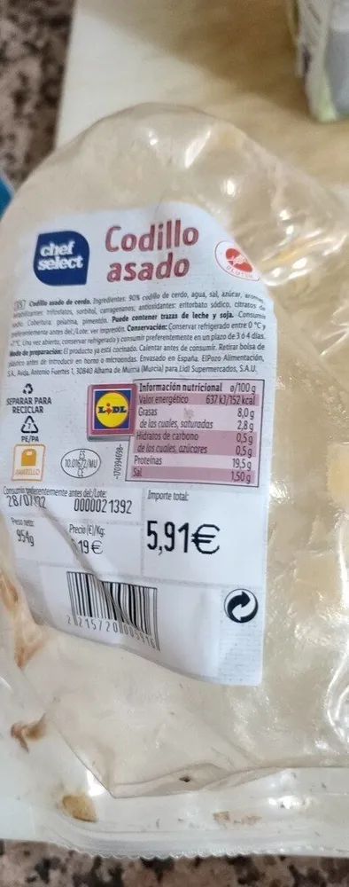 Codillo asado