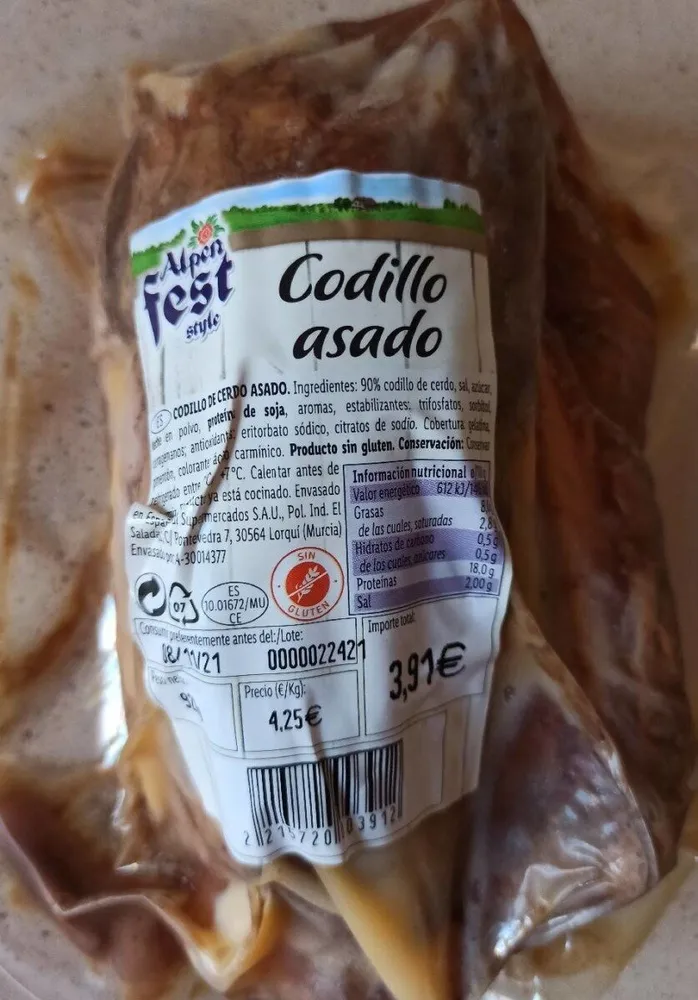 Códillo asado