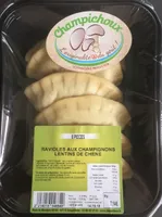 Ravioles aux champignons lentins de chêne