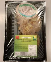 Galettes de pommes de terre aux champignons