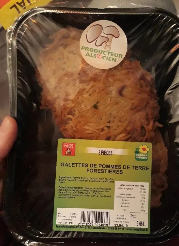 Galettes de pomme de terre