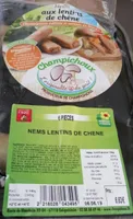 Nems aux lentins de chêne