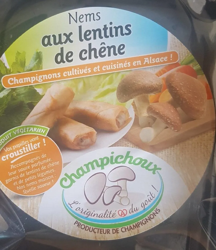 Nems aux lentins de chêne