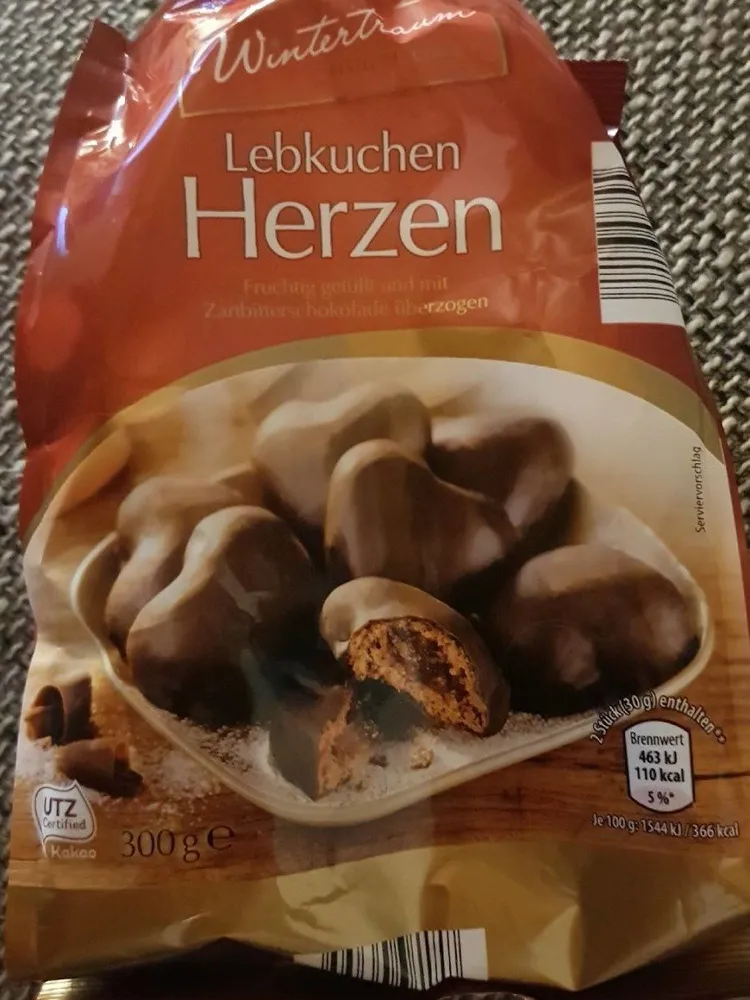 Wintertraum Lebkuchen Herzen