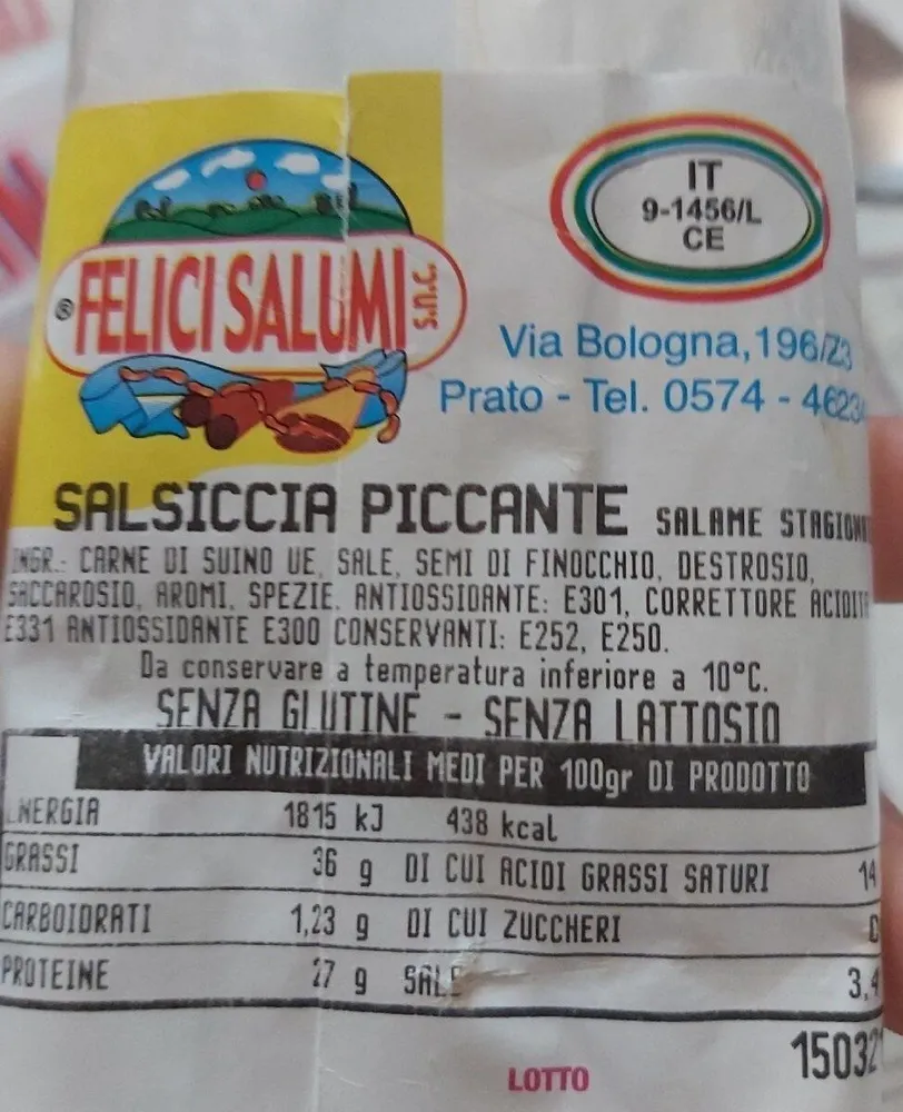 Salsiccia piccante