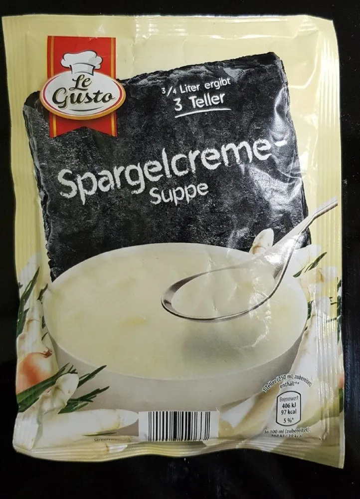 Spargelcreme-suppe
