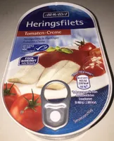 Heringsfilets Tomaten-Creme