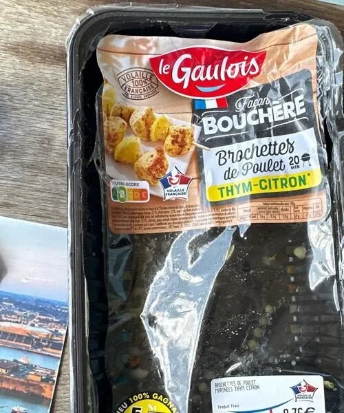 Brochettes de Poulets Thym-Citron