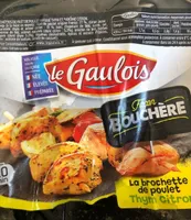 Brochette poulet citron
