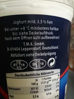 Joghurt mild 3,5% Fett
