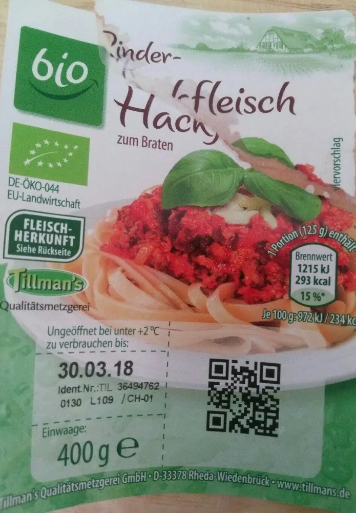 Müller Fleisch Bio Rinderhackfleisch