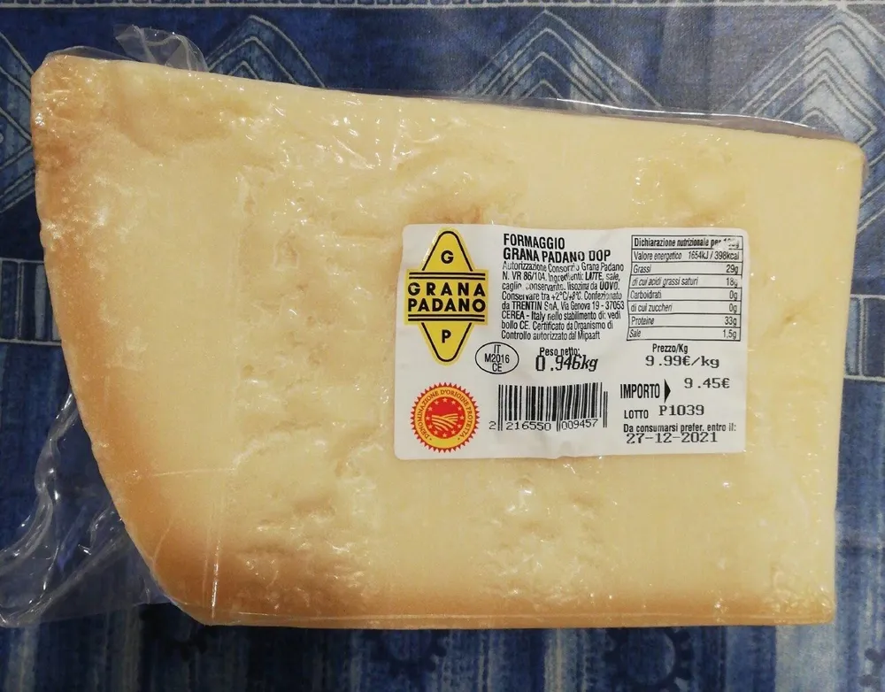 Formaggio Grana Padano Dop