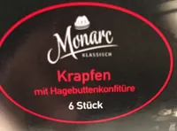 Krapfen mit Hagebuttenkonfitüre