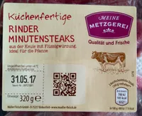 Rinder Minutensteaks