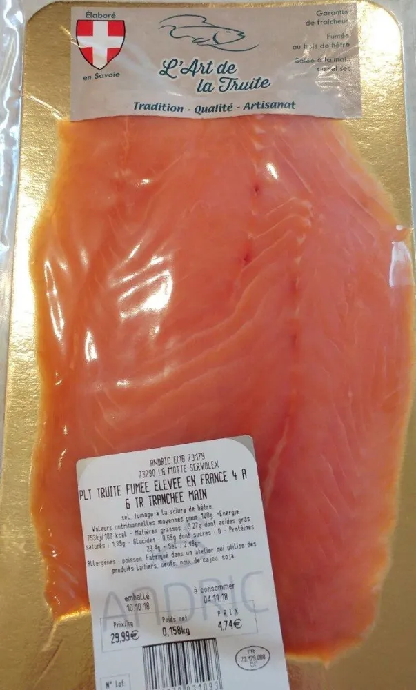 Truite fumée