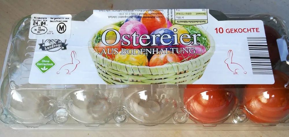 Bunte Eier Aus Bodenhaltung