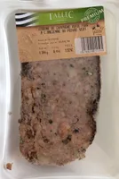 Terrine de campagne rôtie four à l'ancienne au poivre vert