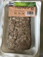 Terrine de campagne rotie four à l'ancienne au poivre vert