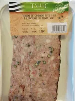 Terrine de campagne rôtie four à l'ancienne au poivre vert