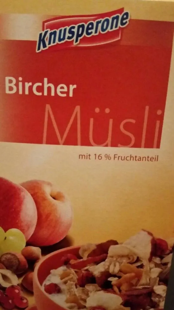 Früchte Müsli , Mit 41% Frucht