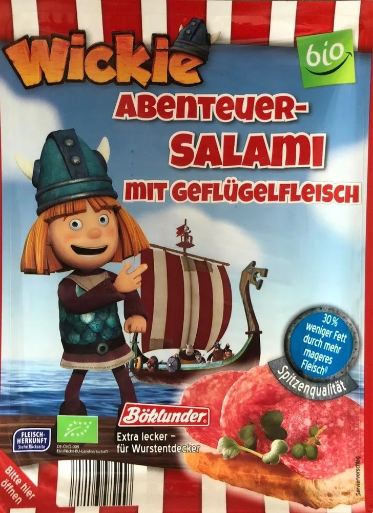 Wikinger-würstchen, Mit Geflügelfleisch