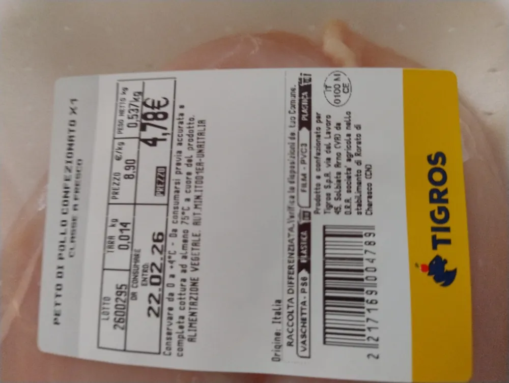 Filetto di pollo