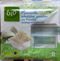 Mozzarella, schnittfest, gerieben, aus Heumilch