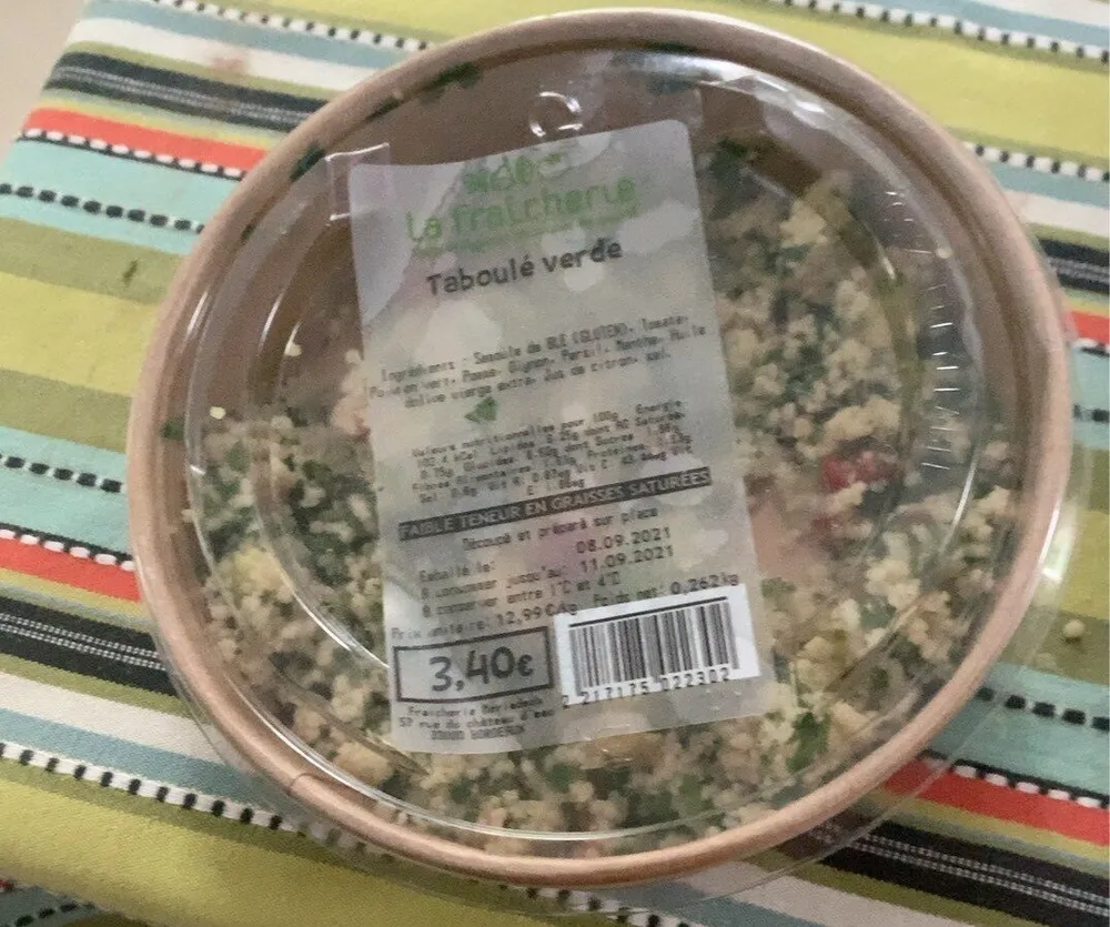 Taboule verde