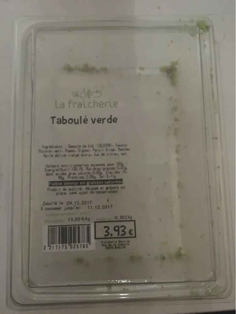 Taboulé verde