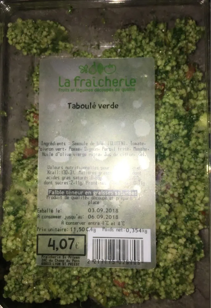 Taboulé verde